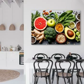 Obraz Deco Panel, Warzywa i owoce kompozycja