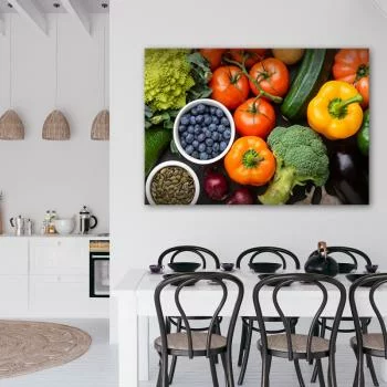 Obraz Deco Panel, Świeże warzywa i owoce
