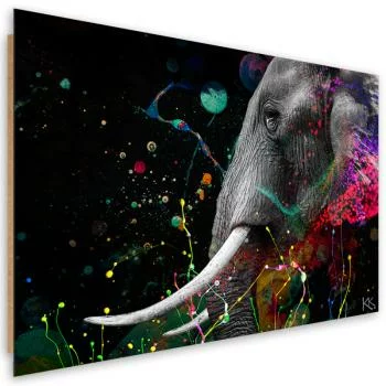 Obraz Deco Panel, Słoń afrykański abstrakcja - obrazek 2