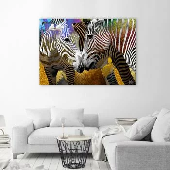 Obraz Deco Panel, Abstrakcyjne zebry zwierzęta
