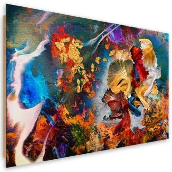 Obraz Deco Panel, Kolorowe ryby abstrakcja - obrazek 2