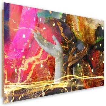 Obraz Deco Panel, Kolorowe Ręce Abstrakcja - obrazek 2
