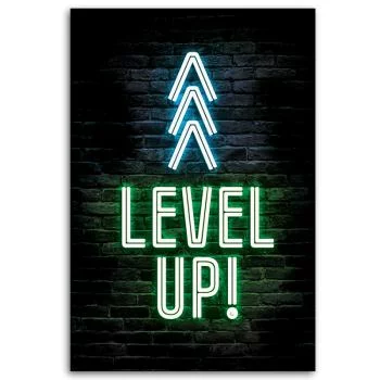Obraz na płótnie, Napis Level up gaming - obrazek 3