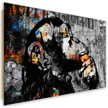 Obraz Deco Panel, Street art banksy małpa abstrakcja - obrazek 2