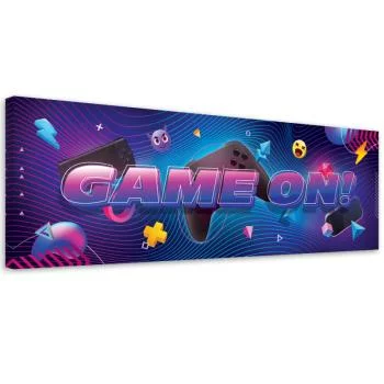 Obraz na płótnie, dla gracza abstrakcja  - obrazek 2