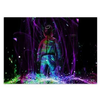 Fototapeta, Neon gracz - obrazek 3