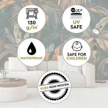 Fototapeta, Palmy w dżungli pejzaż - obrazek 3