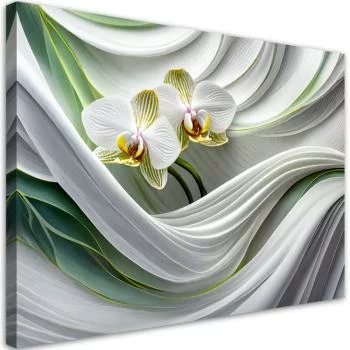 Obraz, Orchidea abstrakcja 3D