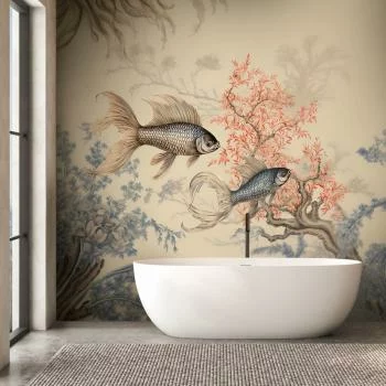 Fototapeta Ryby feng shui boho - obrazek 2