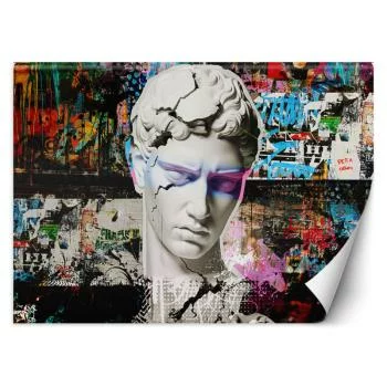 Fototapeta, Kolorowa Rzeźba Graffiti