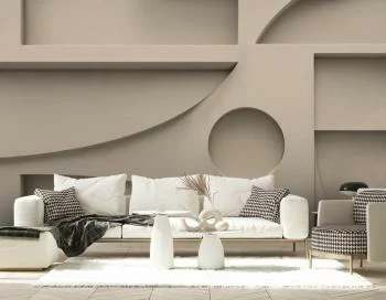 Fototapeta, Minimalistyczne Kształty Relief - obrazek 2
