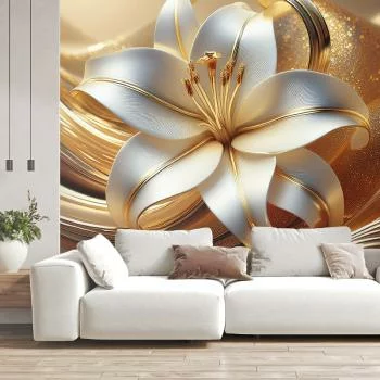 Fototapeta, Kwiat lilii, glamour - obrazek 2