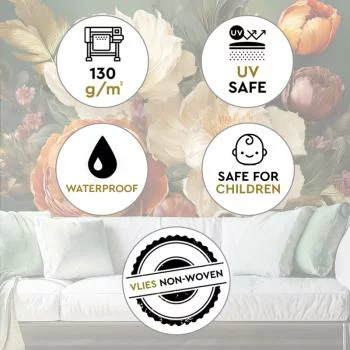 Fototapeta, Kwiaty Liście Natura - obrazek 3