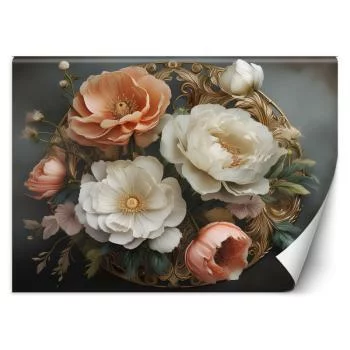 Fototapeta, Naturalne kwiaty glamour