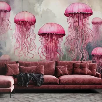 Fototapeta, Meduza morska różowa - obrazek 2