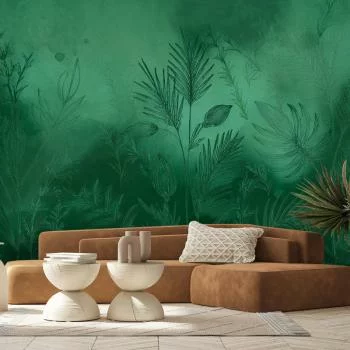 Fototapeta, Zielona abstrakcja botaniczna - obrazek 2
