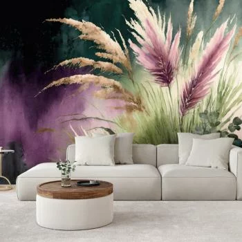 Fototapeta, Botanika Trawa pampasowa Natura - obrazek 2