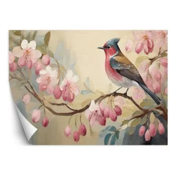 Fototapeta, Ptaki Zwierzęta Shabby Chic