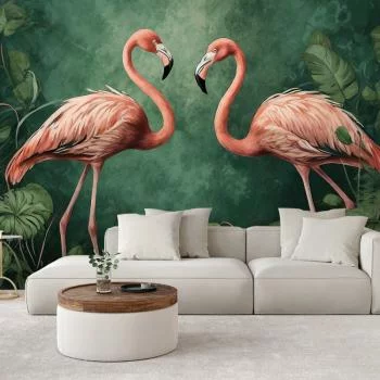 Fototapeta, Flamingi Zwierzęta tropikalne - obrazek 2