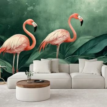 Fototapeta, Botanika Flamingi Natura - obrazek 2