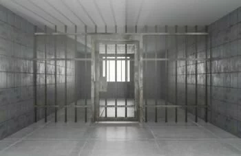 Fototapeta 3D - więzienna cela