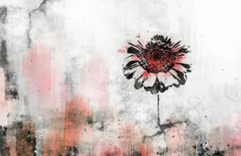 Fototapeta - kwiat malowany