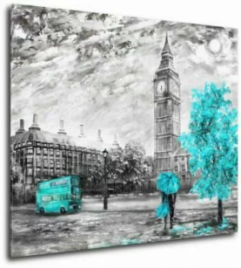 Obraz turkusowy - Big Ben w Londynie