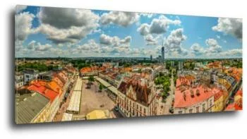 Duży obraz na płótnie - panorama Rzeszowa - obrazek 2
