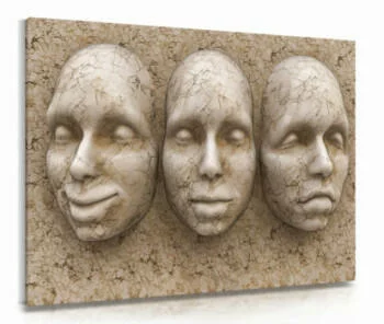 Obraz - twarze z marmuru