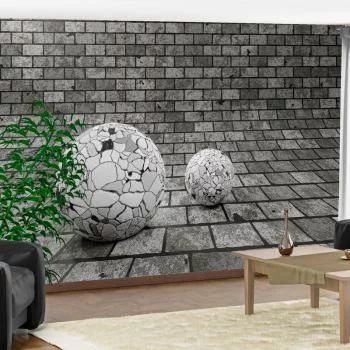 Fototapeta 3D - zakrzywiona ściana