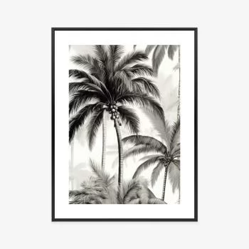 Plakat w ramie - palmy z owocami - obrazek 3