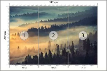 Fototapeta Las We Mgle - obrazek 3
