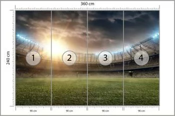 Fototapeta Boisko Stadion Piłka Nożna - obrazek 3