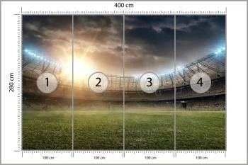 Fototapeta Boisko Stadion Piłka Nożna - obrazek 3