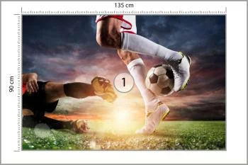 Fototapeta Piłkarze Podczas Meczu - obrazek 3