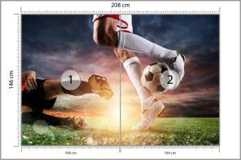 Fototapeta Piłkarze Podczas Meczu - obrazek 3