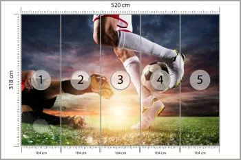 Fototapeta Piłkarze Podczas Meczu - obrazek 3