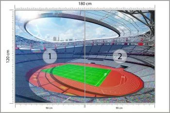 Fototapeta Stadion Piłka Nożna - obrazek 3