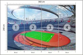 Fototapeta Stadion Piłka Nożna - obrazek 3