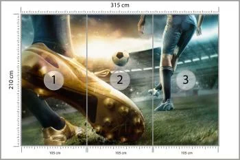 Fototapeta Piłkarze Podczas Gry - obrazek 3