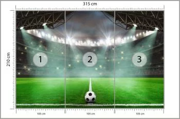 Fototapeta Piłka Nożna Stadion - obrazek 3