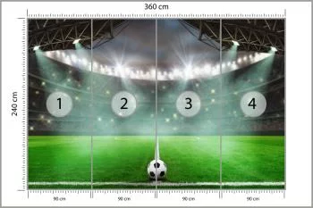 Fototapeta Piłka Nożna Stadion - obrazek 3