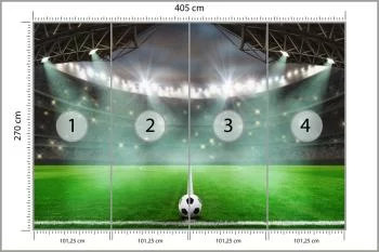 Fototapeta Piłka Nożna Stadion - obrazek 3