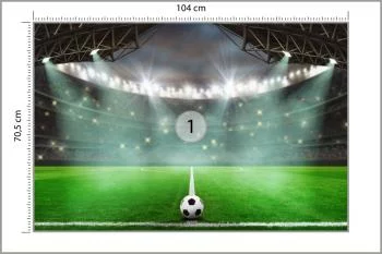 Fototapeta Piłka Nożna Stadion - obrazek 3