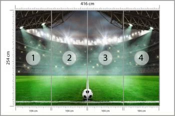Fototapeta Piłka Nożna Stadion - obrazek 3
