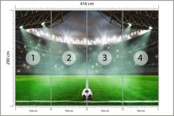 Fototapeta Piłka Nożna Stadion - obrazek 3