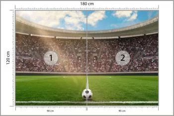 Fototapeta Piłka Nożna Stadion - obrazek 3
