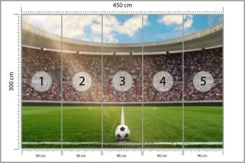 Fototapeta Piłka Nożna Stadion - obrazek 3