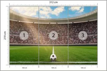 Fototapeta Piłka Nożna Stadion - obrazek 3