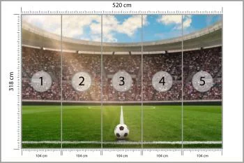 Fototapeta Piłka Nożna Stadion - obrazek 3